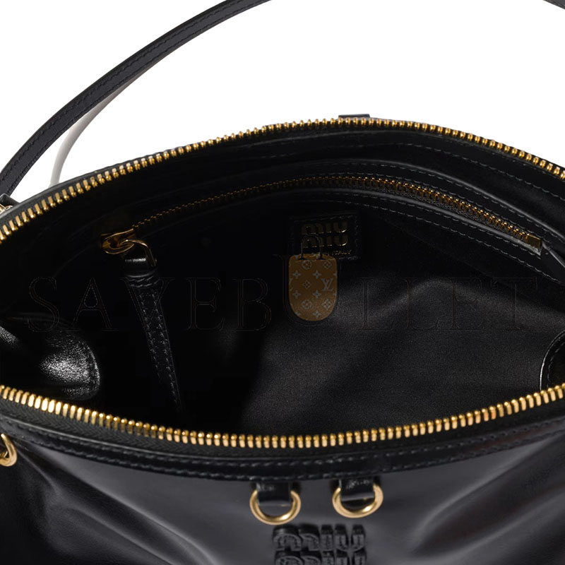 M1v M1v caprice glossy leather clutch 5bf130 (28*14.5*10cm)